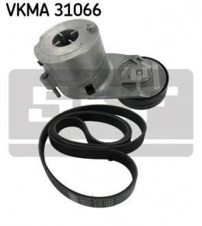 Комплект поліклиновий (ремінь+ролики) SKF VKMA 31066