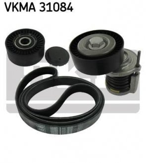 Комплект поліклиновий (ремінь+ролики) SKF VKMA 31084 (фото 1)