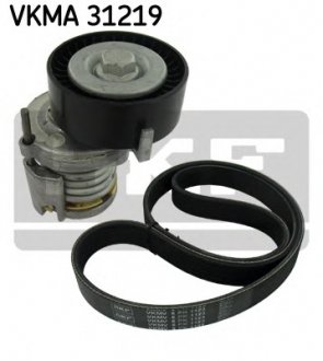 Комплект поліклиновий (ремінь+ролики) SKF VKMA 31219