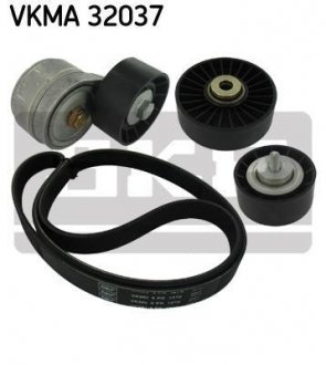 Комплект поліклиновий (ремінь+ролики) SKF VKMA 32037