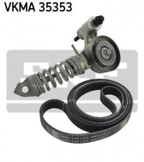 Комплект поліклиновий (ремінь+ролики) SKF VKMA 35353