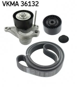 Комплект поліклиновий (ремінь+ролики) SKF VKMA 36132 (фото 1)