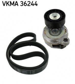 Комплект поліклиновий (ремінь+ролики) SKF VKMA 36244