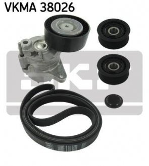 Комплект доріжкового ременя SKF VKMA 38026