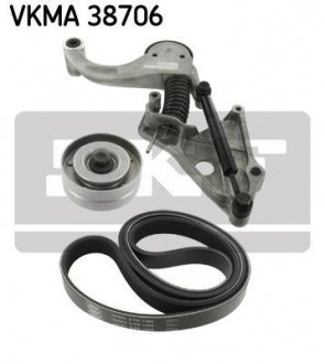 Комплект ременя ГРМ SKF VKMA 38706