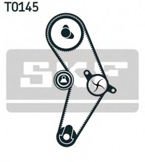 Водяний насос + комплект зубчатого ременя SKF VKMC 02204-3