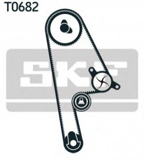 Водяний насос + комплект зубчатого ременя SKF VKMC 93616