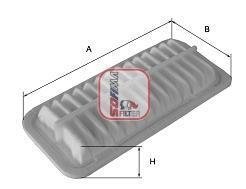 Фільтр повітряний SOFIMA S 3553 A