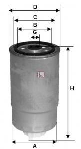 Фільтр паливний SOFIMA S 4011 NR