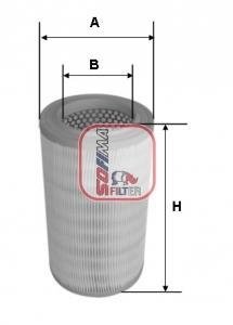 Фільтр повітряний Alfa Romeo Giulietta 1.6/1.8 TBi/JTDM 10- SOFIMA S 7688 A
