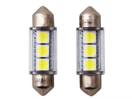 Автомобiльна лампа: C5W [12B] SV8.5-8 36mm LED / 2шт. / STARLINE 99.99.948 (фото 1)