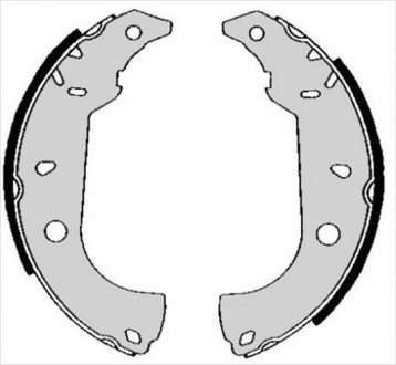 Гальмівні колодки барабанні STARLINE BC 04860