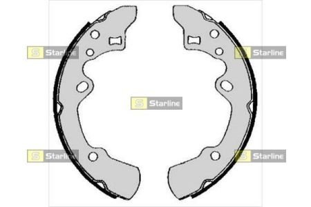 Гальмівні колодки барабанні STARLINE BC 05620