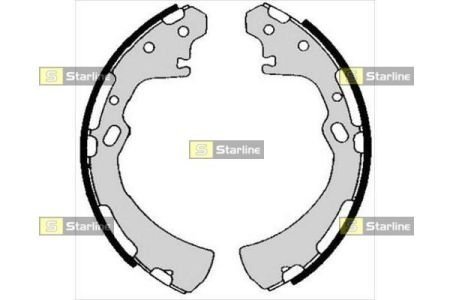 Гальмівні колодки барабанні STARLINE BC 05700