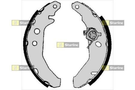 Гальмівні колодки барабанні STARLINE BC 05740