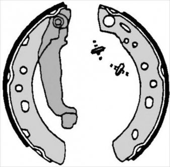 Гальмівні колодки барабанні STARLINE BC 07090