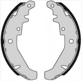 Гальмівні колодки барабанні STARLINE BC 07310