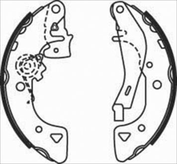 Гальмівні колодки барабанні STARLINE BC 07540