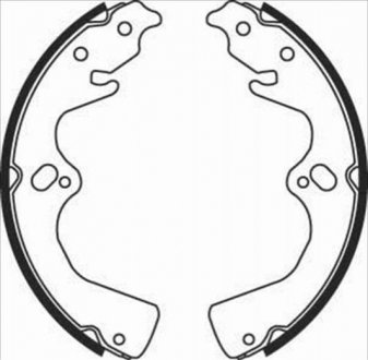 Гальмівні колодки барабанні STARLINE BC 08470