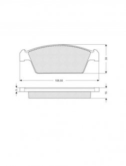 Гальмівні колодки дискові STARLINE BD S170
