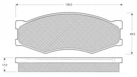 Гальмівні колодки дискові STARLINE BD S202