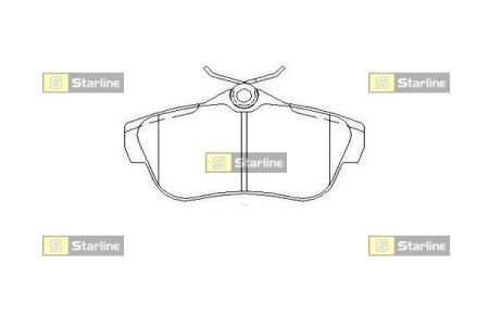 Гальмівні колодки дискові STARLINE BD S515