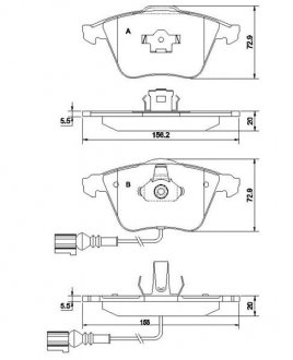 Гальмівні колодки дискові STARLINE BD S837P