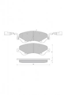 Гальмівні колодки дискові STARLINE BD S849P