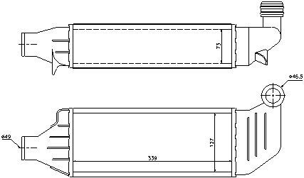 Інтеркулер FORD COURIER (FIESTA) (1996) 1.8 TDDI STARLINE FDA4313