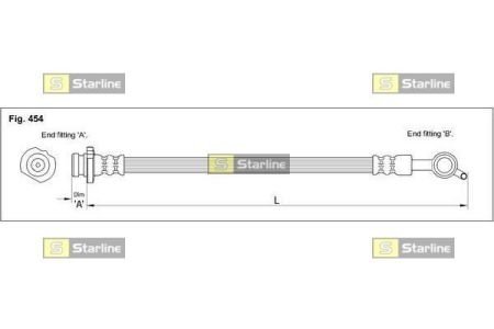 Гальмівний шланг STARLINE HA ST.1205