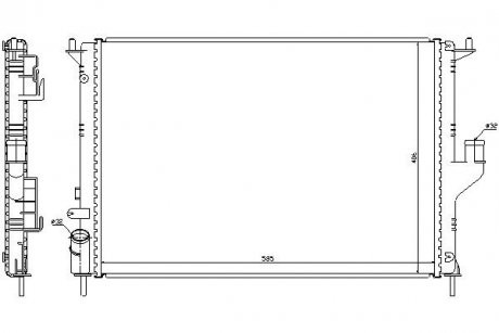 Радіатор охолодження DACIA LOGAN MCV (2005) 1.5 DCI STARLINE RTA2477