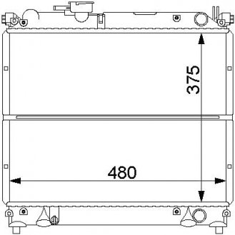 Радіатор охолодження SUZUKI ESCUDO (1989) 1.6 STARLINE SZA2015