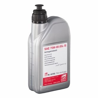 Трансмісійна олива / 75W85 / 1л. / жовта / (API GL-5, BMW Hypoid Axle Oil G1,MB 235.7, MB 239.72) SWAG 10 94 8785 (фото 1)