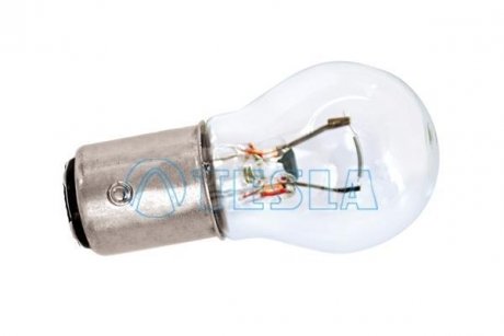 Лампа накаливания 12V P21W BA15s (1-конт) (кратно 10) TESLA B52101