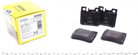 Колодки гальмівні (задні) MB C-class (W202/S202)/E-class (W124/S124/W210) 93-03 (Teves) Q+ TEXTAR 2119701