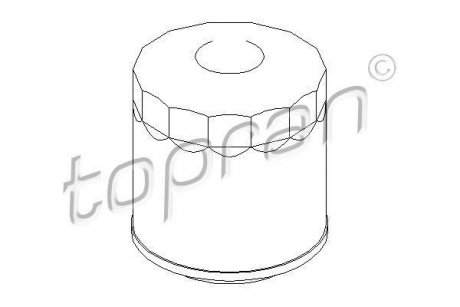 Фильтр масляный TOPRAN / HANS PRIES 101 519
