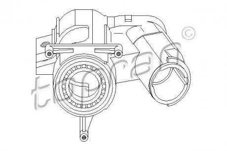 Замок вала керма TOPRAN / HANS PRIES 102413