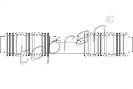 Пильник, рулевое управление TOPRAN / HANS PRIES 103620