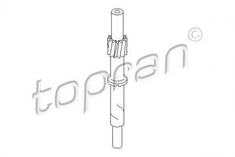 Тросик спидометра TOPRAN / HANS PRIES 107401