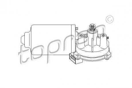 Двигатель стеклоочистителя TOPRAN / HANS PRIES 108577