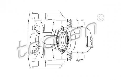 Суппорт тормозной TOPRAN / HANS PRIES 110288