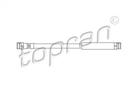 Гальмівний шланг зад TOPRAN / HANS PRIES 110396