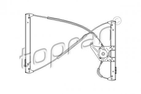 Подъемное устройство для окон TOPRAN / HANS PRIES 111697 (фото 1)