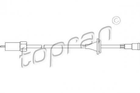 Трос спiдометра TOPRAN / HANS PRIES 202220