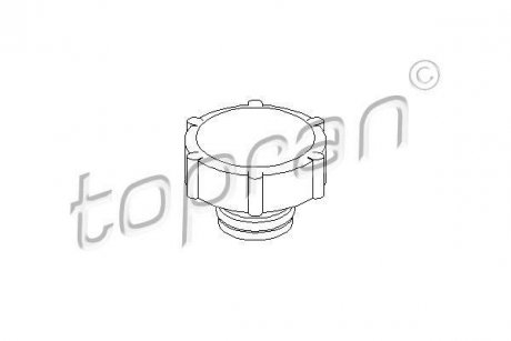Кришка розширювального бачка TOPRAN / HANS PRIES 300 927