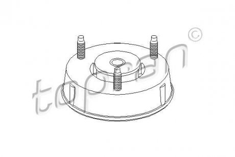 Опора амортизатора TOPRAN / HANS PRIES 302 358 (фото 1)