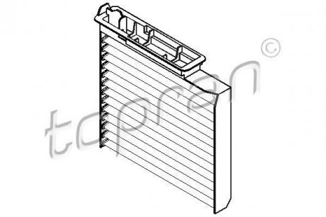 Фільтр салону TOPRAN / HANS PRIES 700 462