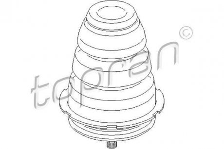 Буфер, амортизація TOPRAN / HANS PRIES 721803 (фото 1)