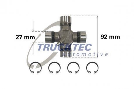 Крестовина TRUCKTEC 02.34.043