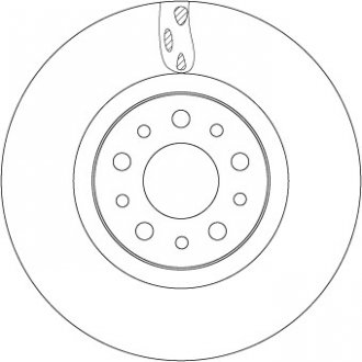 Гальмівний диск TRW DF6933